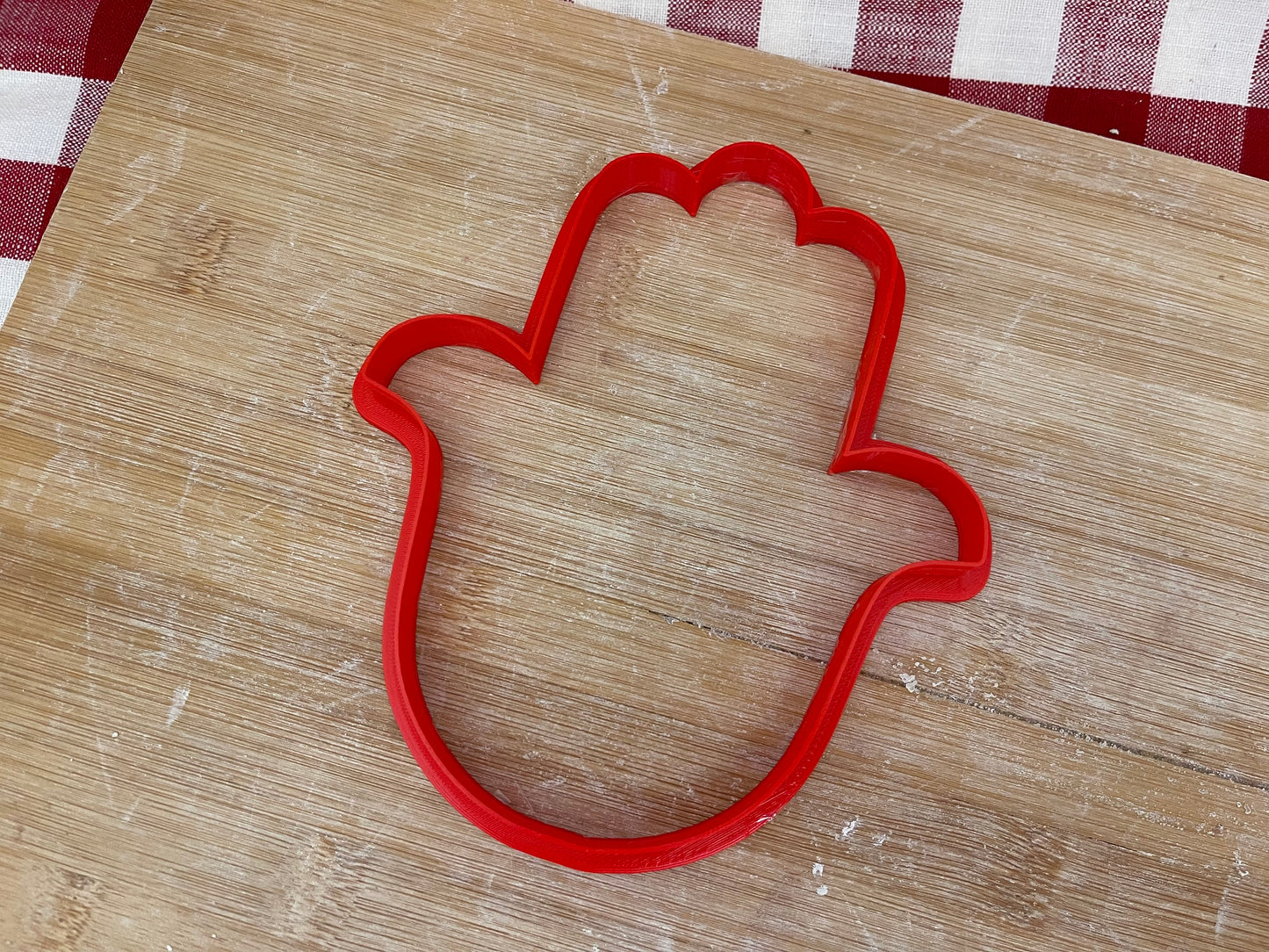 Hamsa Palm Design, Clay Cutter - plastic 3D printed, XL pottery tool, multiple sizes