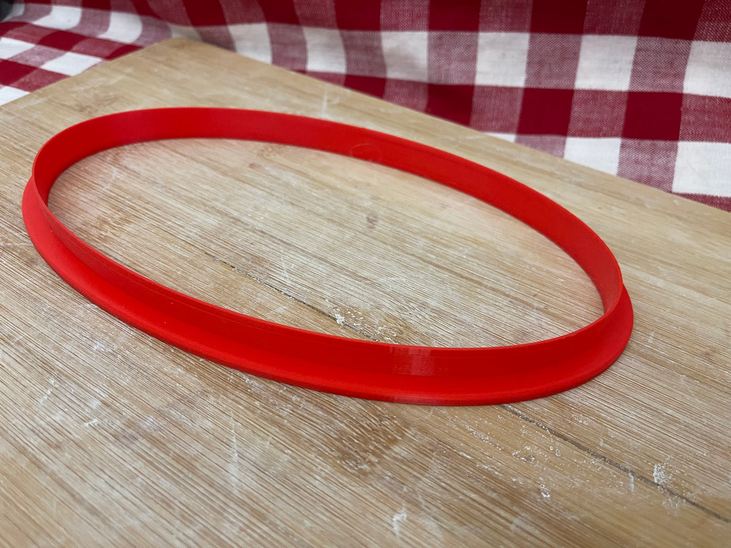 Plain oval, Clay cutter - Plastic 3D printed, XL pottery tool, multiple sizes