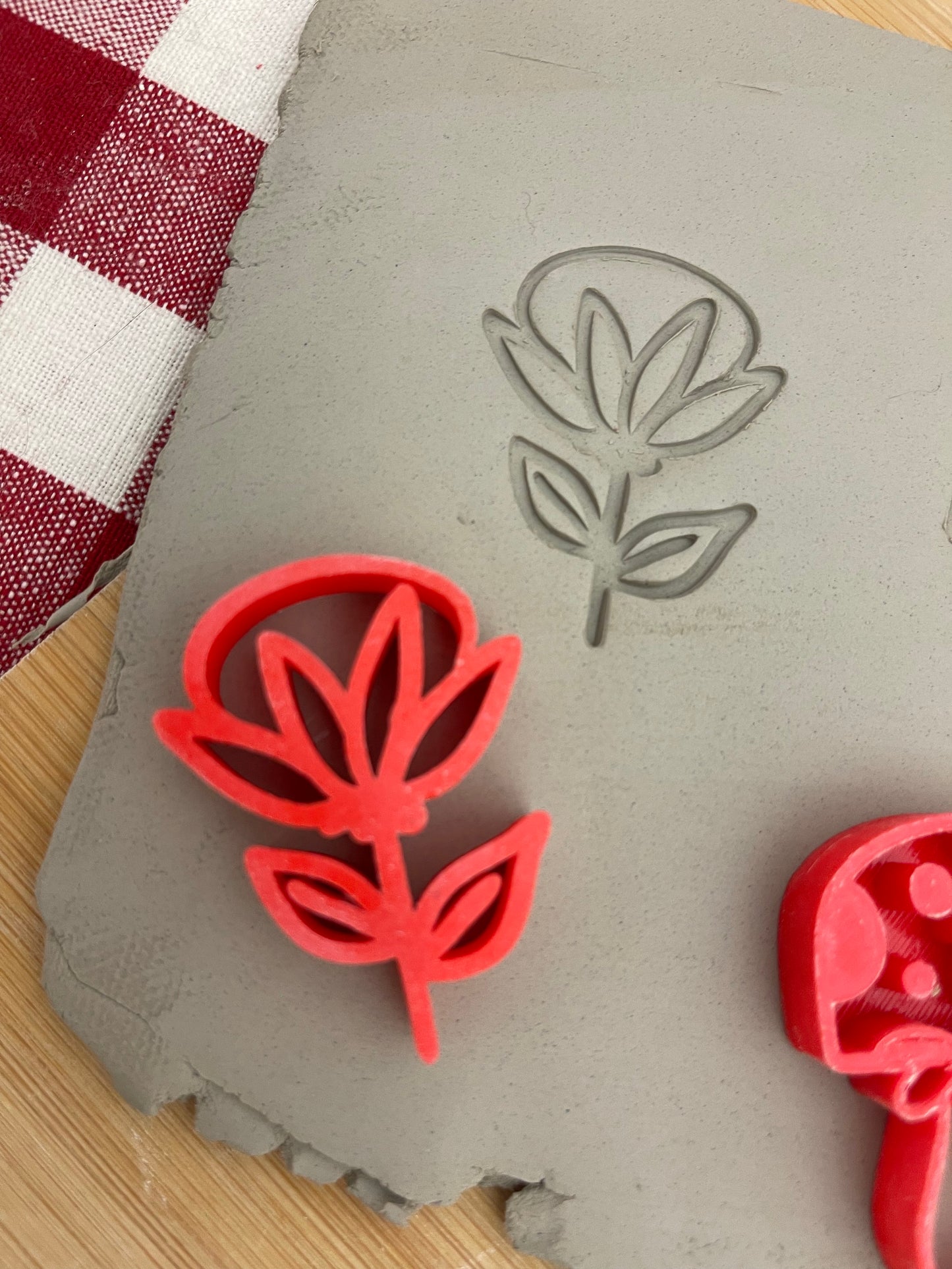 Pottery Stamp, Plant life multiple designs, Camping doodle series - multiple sizes