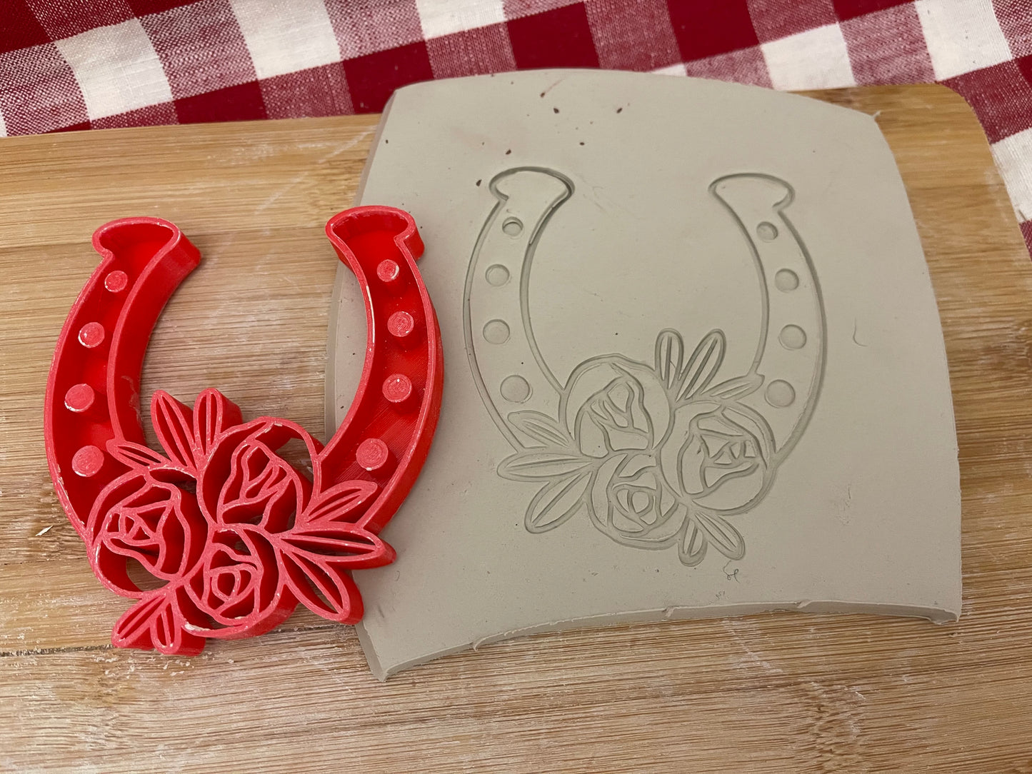 Pottery Stamp, Horseshoe design - multiple sizes