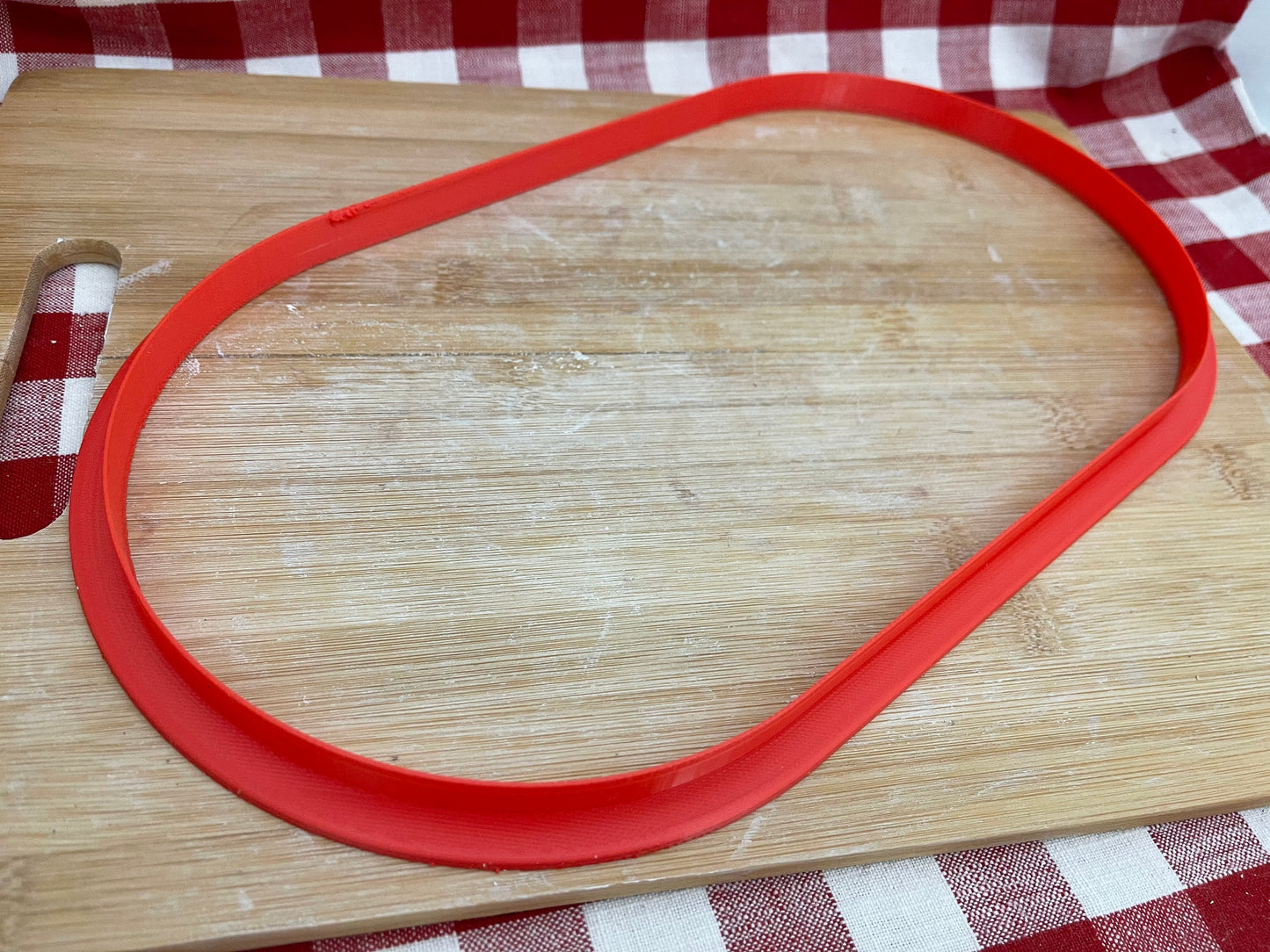 Plain Edge Rounded Rectangle, Clay Cutter - Fit GR Pottery forms, OG and Wallies, Plastic 3D printed, XL pottery tool, multiple sizes