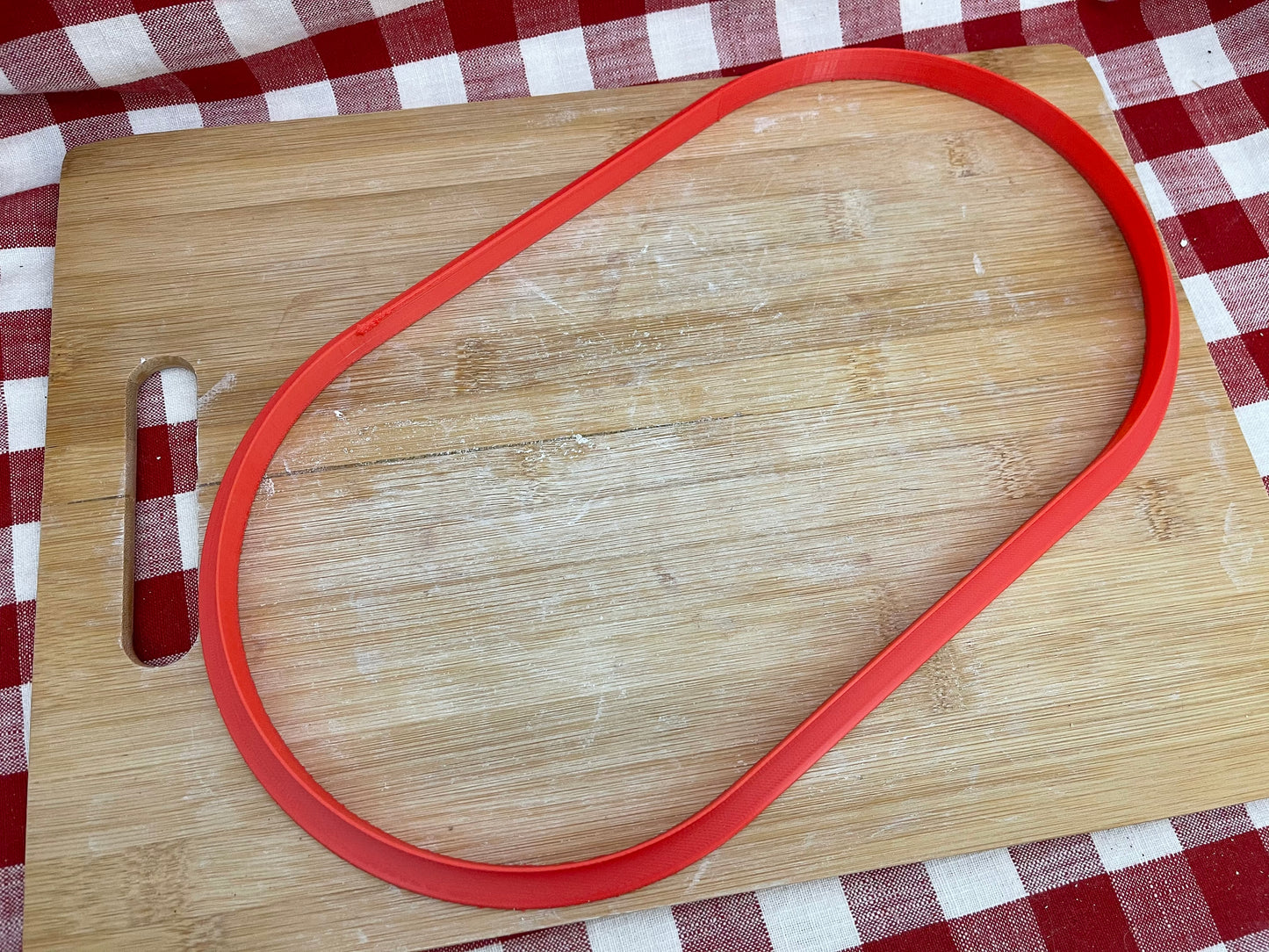 Plain Edge Rounded Rectangle, Clay Cutter - Fit GR Pottery forms, OG and Wallies, Plastic 3D printed, XL pottery tool, multiple sizes