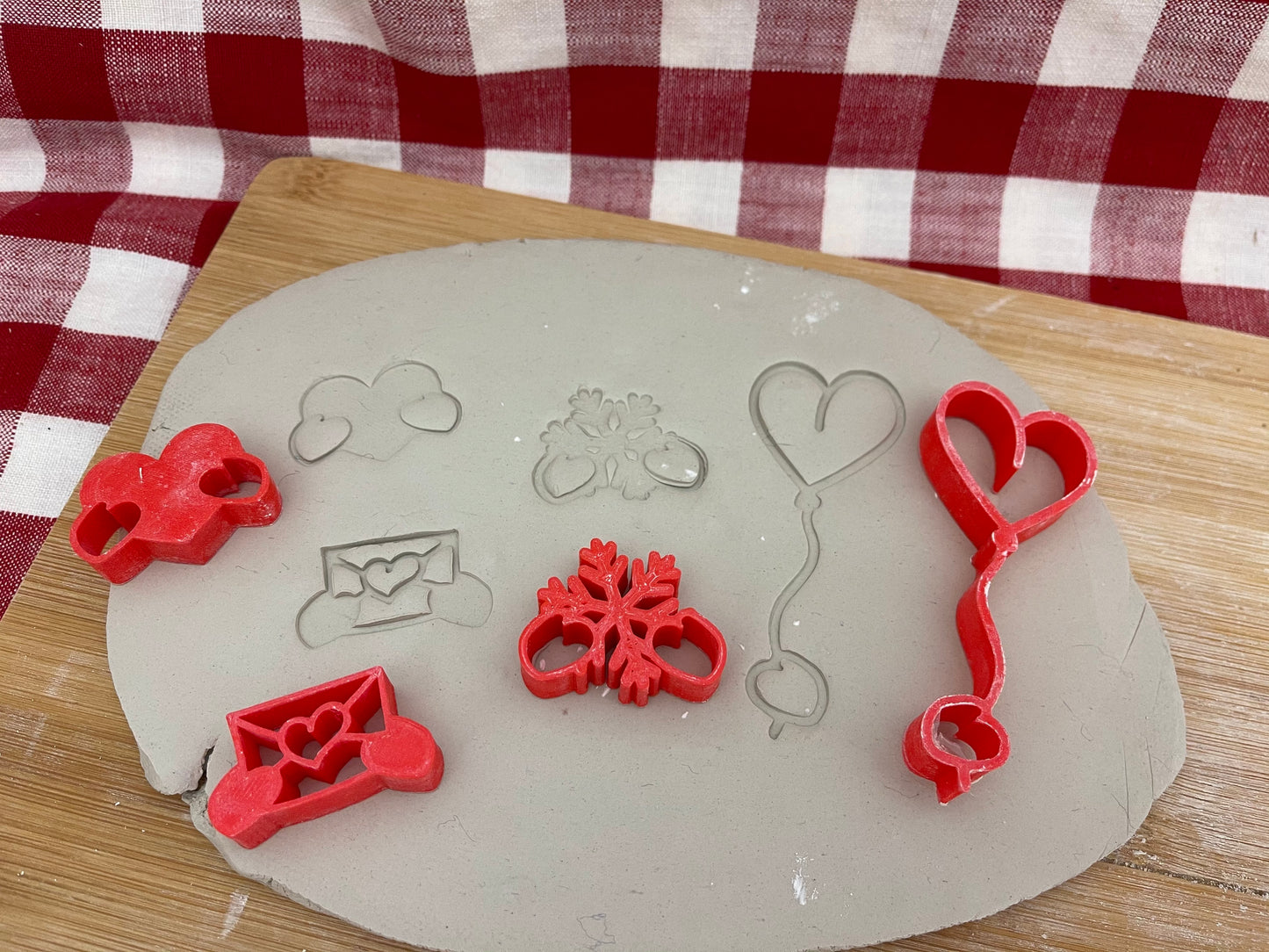 Gnome hands extras stamps, Valentine / Winter designs - plastic 3D printed, multiple sizes