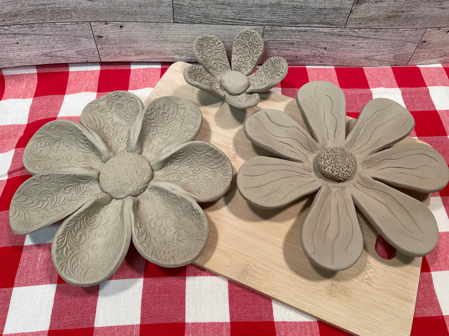 Single Flower Petal Clay Cutter  - set or each, multiple sizes