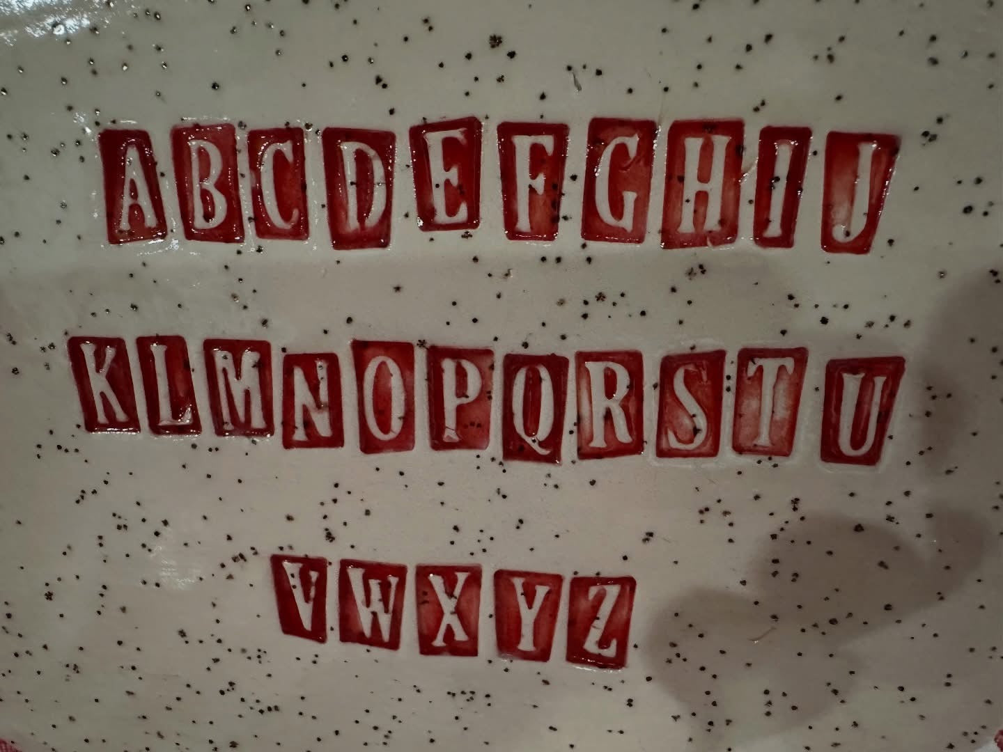 Alphabet Pottery Stamp Set - Mid Century Modern Font, multiple sizes, Letters and/or Numbers