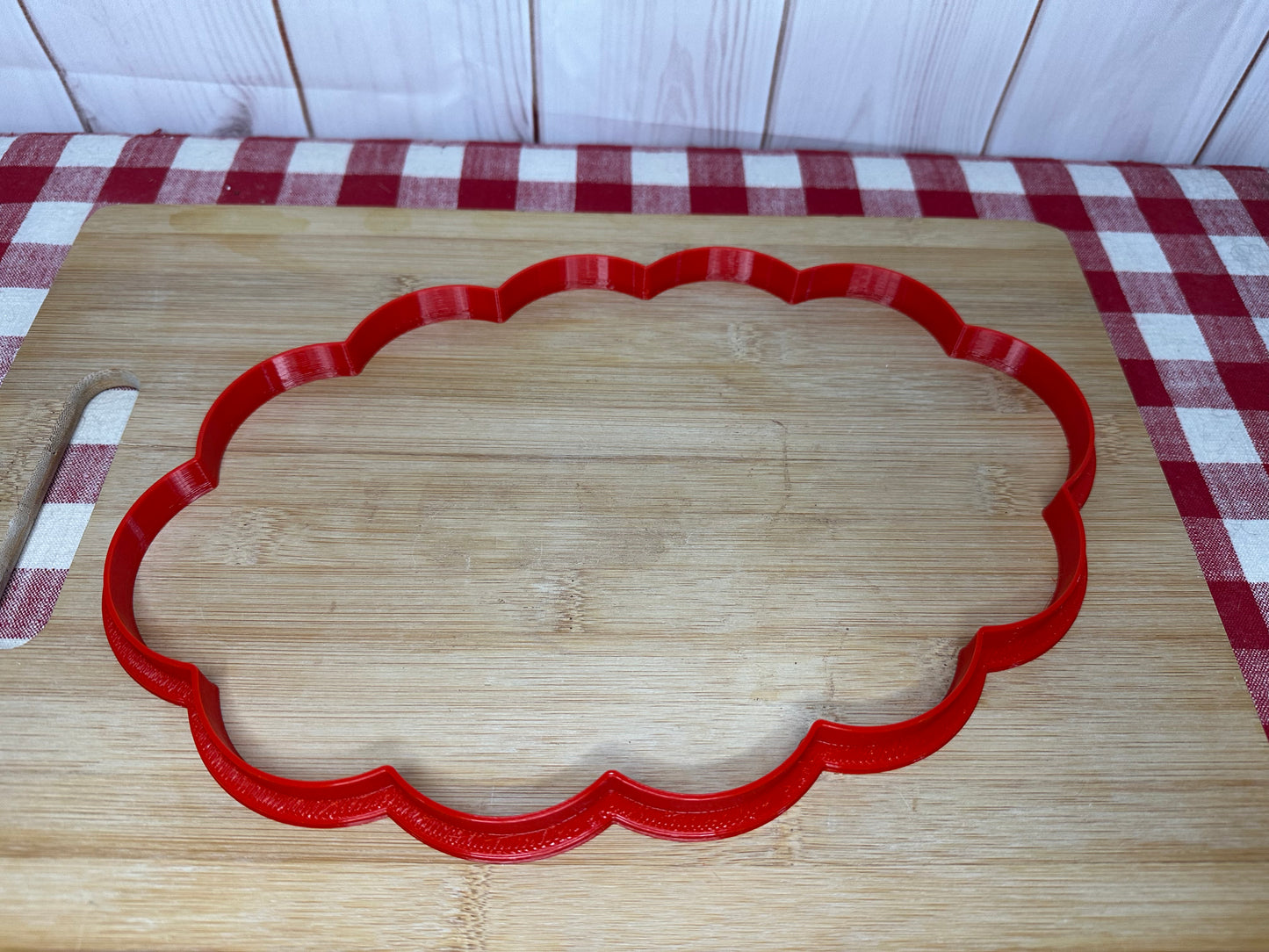 TRAY "Slumpies" Loose Scallop Edge, Clay Cutters for GR Pottery Forms (Forms not included), set or each