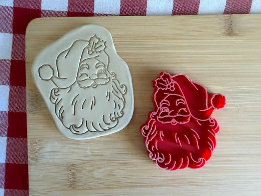 Santa Pottery Stamp - July 2026 - Vintage Christmas Themed Mystery Box, multiple sizes available