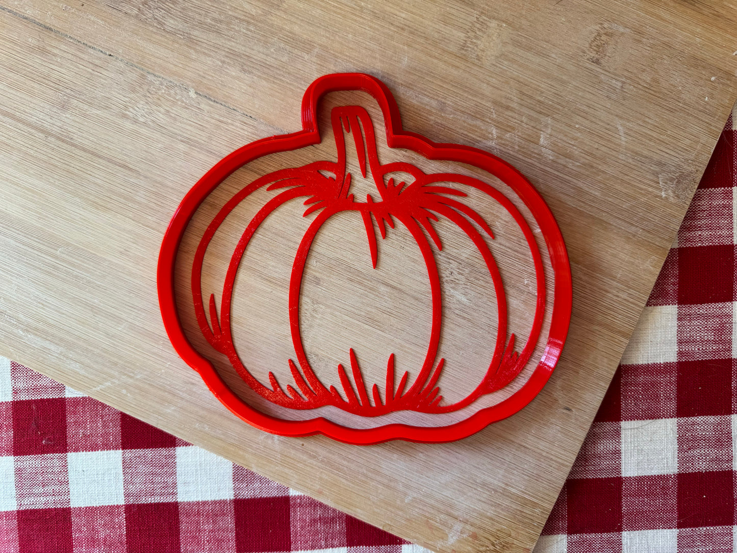 Pumpkin Mini Design, Pottery Stamp or Stencil w/ optional cutter, multiple sizes