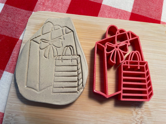 Gift bags pottery stamp - from the February 2024 mystery box, multiple sizes available