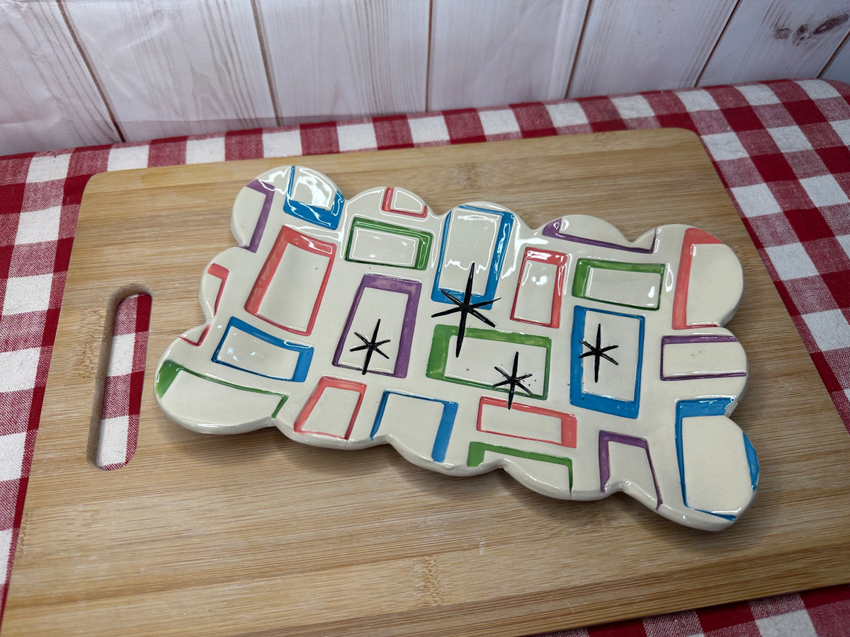 Retro Box Frame Set MCM Pottery Stamps - June 2026 - Mid Century Modern Themed Mystery Box, multiple sizes available