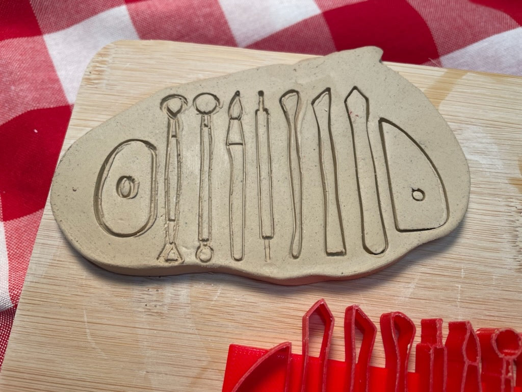 Pottery Tools pottery stamp - November 2023 mystery box, multiple sizes available