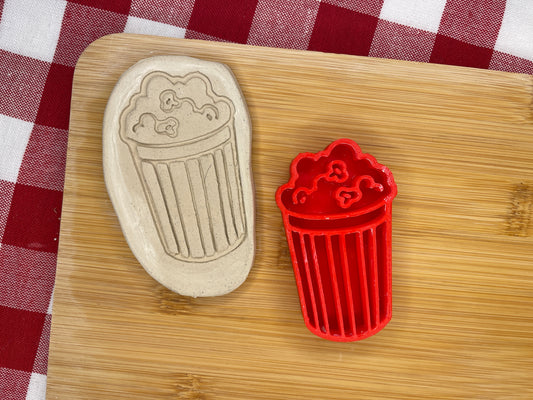 Popcorn Pottery Stamp - Teenagers themed January 2025 Mystery Box, multiple sizes available