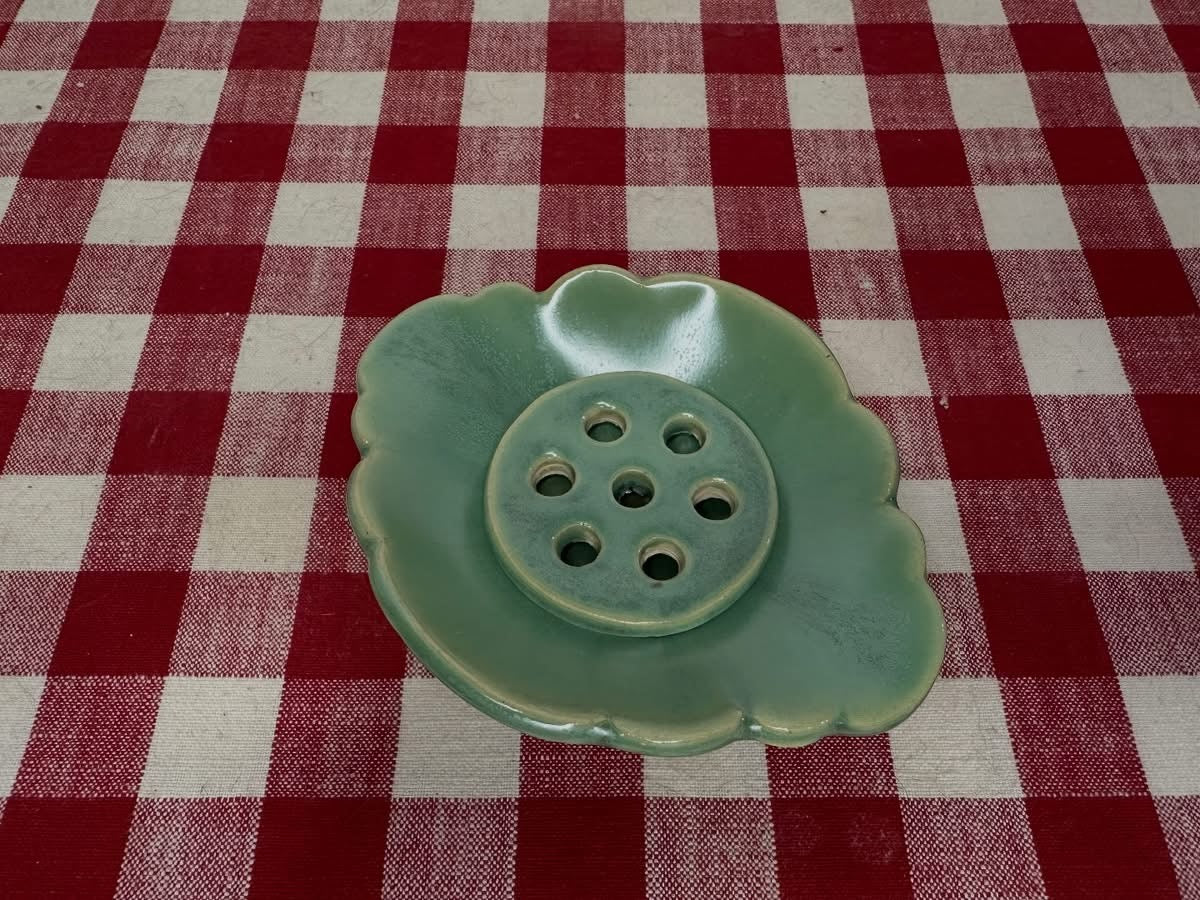 Ornate Circle Tray, Clay Cutter - Plastic 3D printed, Pottery Tool, multiple sizes