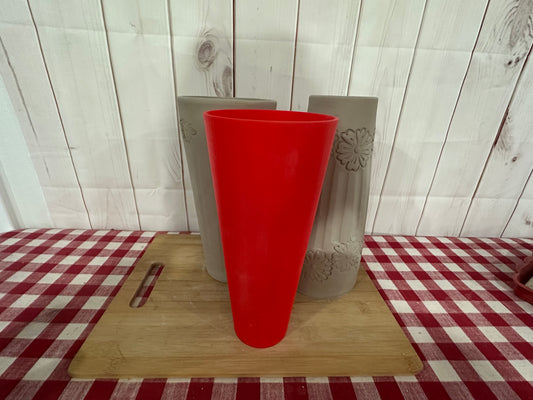 Extra Tall Vase or Cup Form for Extra Tall Vase Pottery Template - Form Only - Straight side, 3" Base x 10.5" Tall x 4.75" top Finished size