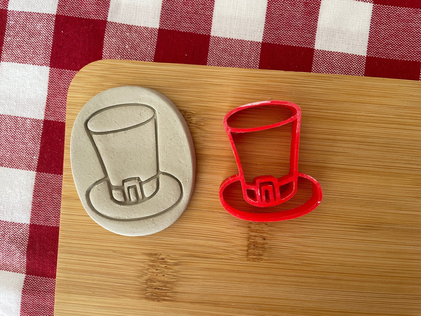 Top Hat Pottery Stamp - January 2026 - Irish Themed Mystery Box, multiple sizes available