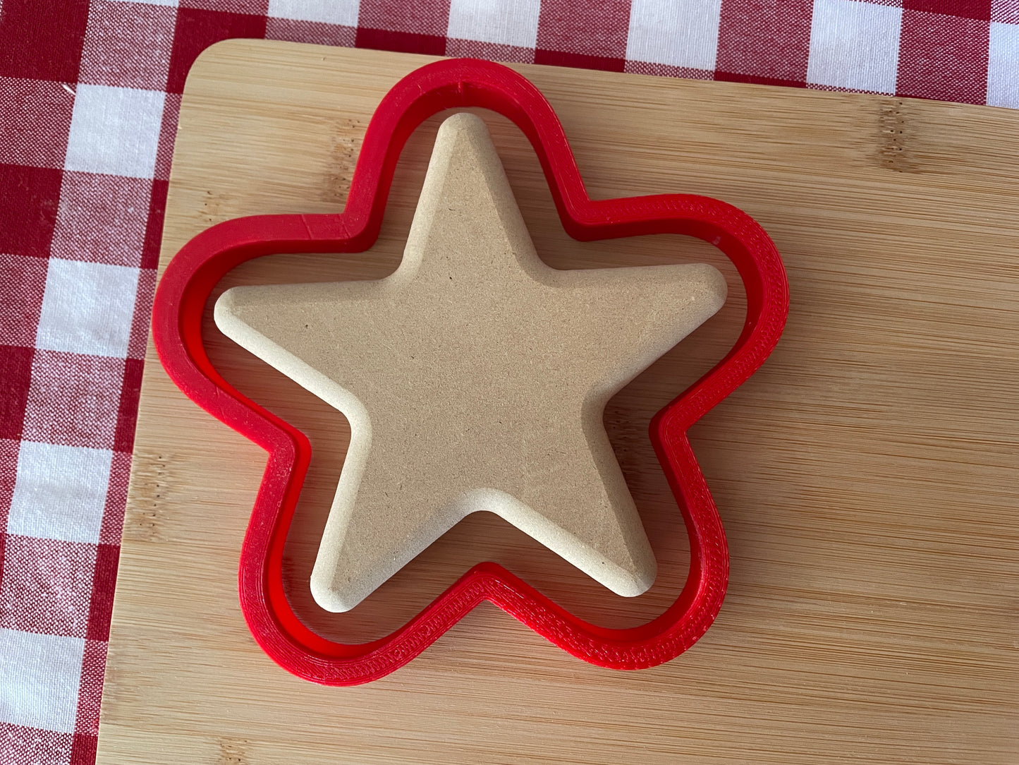 Star - 5 point, Clay Cutter - New design to match GR Pottery Wallie, Plastic 3D printed, pottery tool, choose size