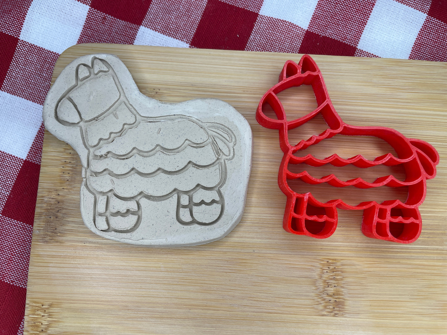 Pinata Pottery Stamp - Fiesta Party themed April 2025 Mystery Box, multiple sizes available