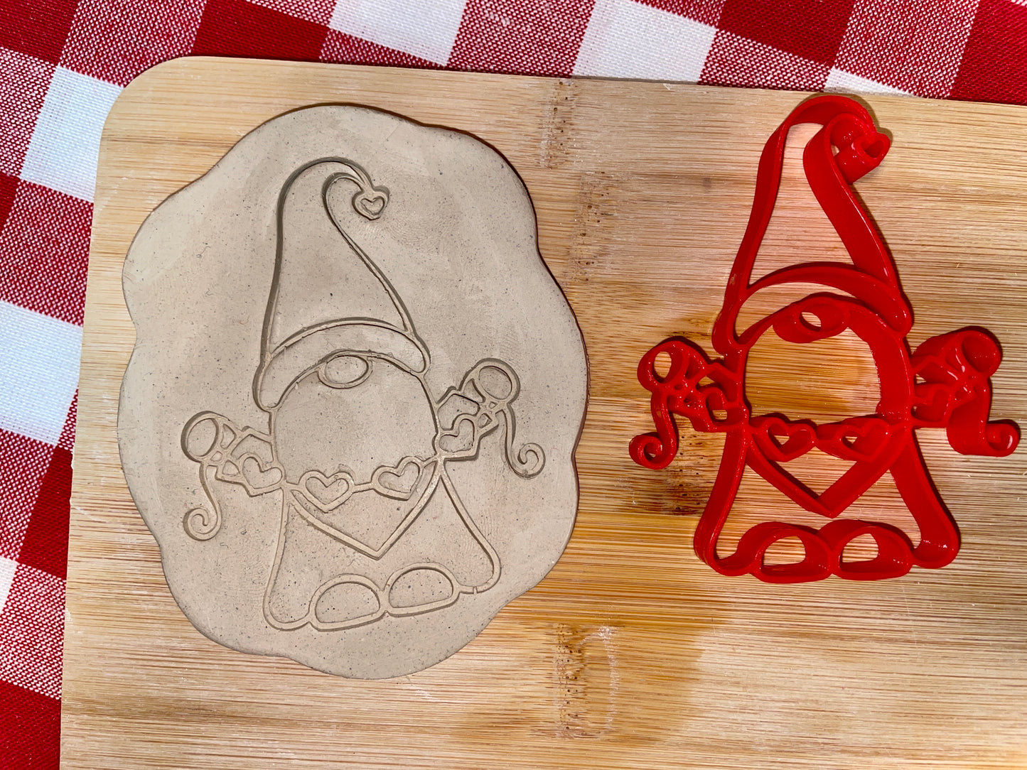 Gnome Pottery Stamp - November 2025 - Hearts Themed Mystery Box, multiple sizes available