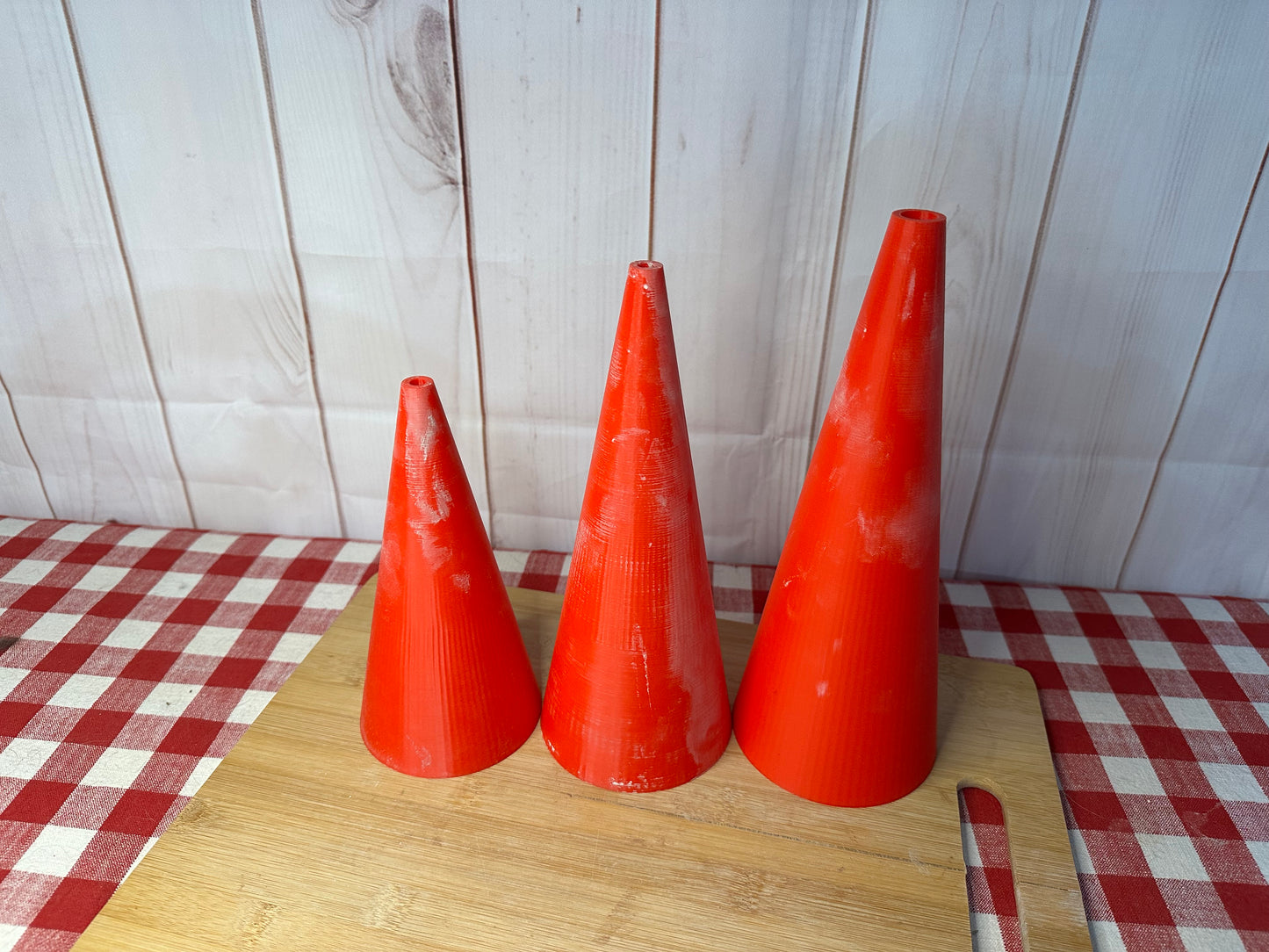 Tall Cone Form for Cone Set Pottery Template - Form Only - Straight side, Multiple sizes, Set or Each