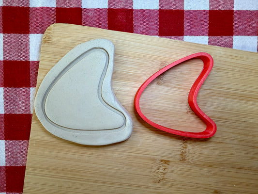 Boomerang (Rounded) Pottery Stamp - June 2026 - Mid Century Modern Themed Mystery Box, multiple sizes available