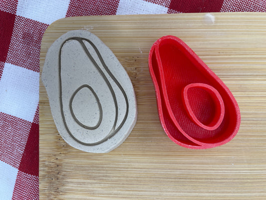 Avocado Pottery Stamp - Fiesta Party themed April 2025 Mystery Box, multiple sizes available