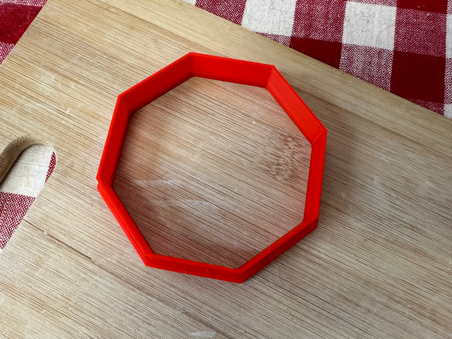 Plain Octagon, Clay Cutter - plastic 3D printed, XL pottery tool, multiple sizes