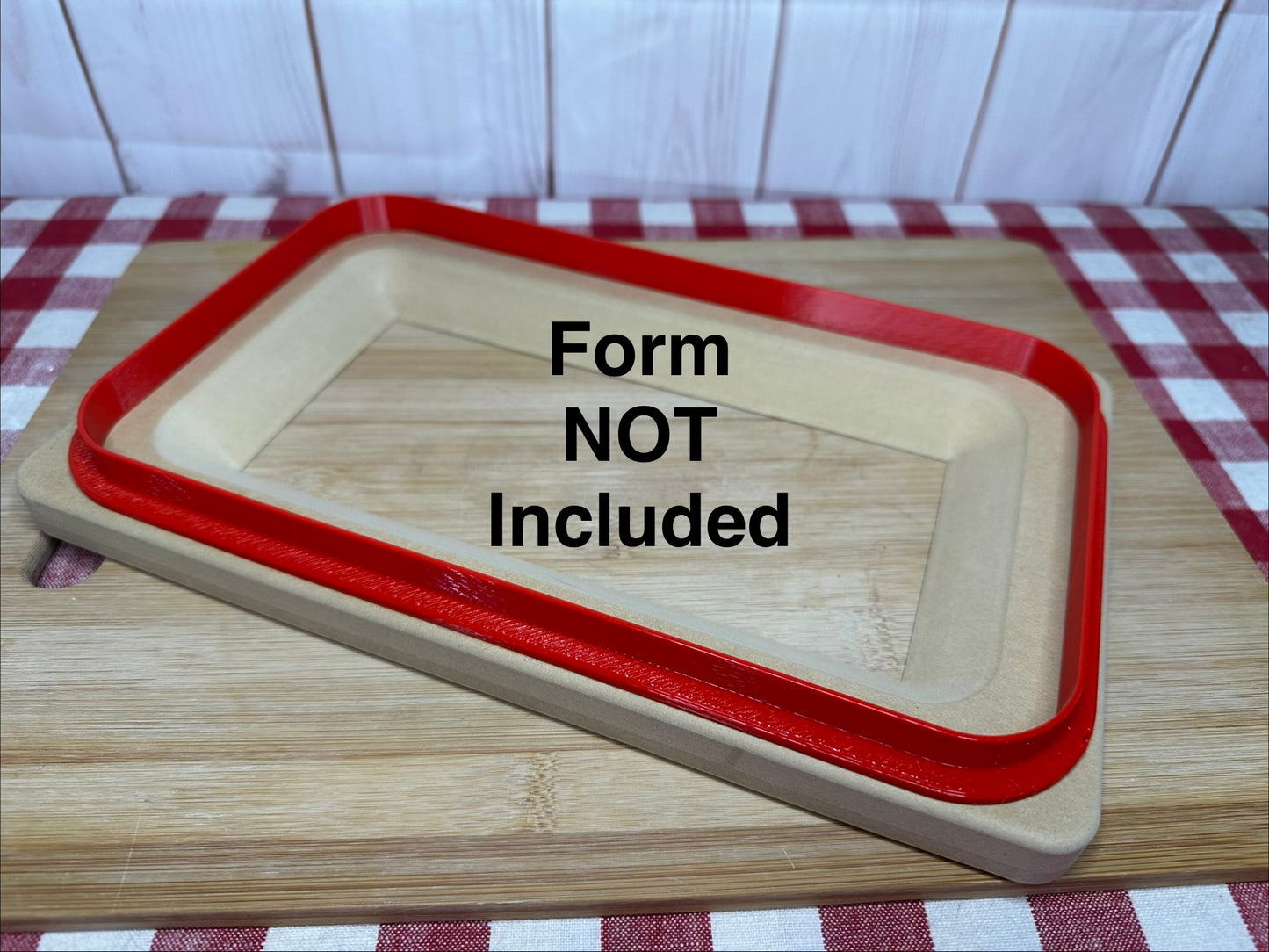 TRAY "Slumpies" Plain Edge, Clay Cutters for GR Pottery Forms (Forms not included), set or each
