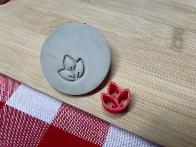 Bud Mini Pottery Stamp - March 2021 Stamp of the Month, plastic 3D printed, multiple sizes