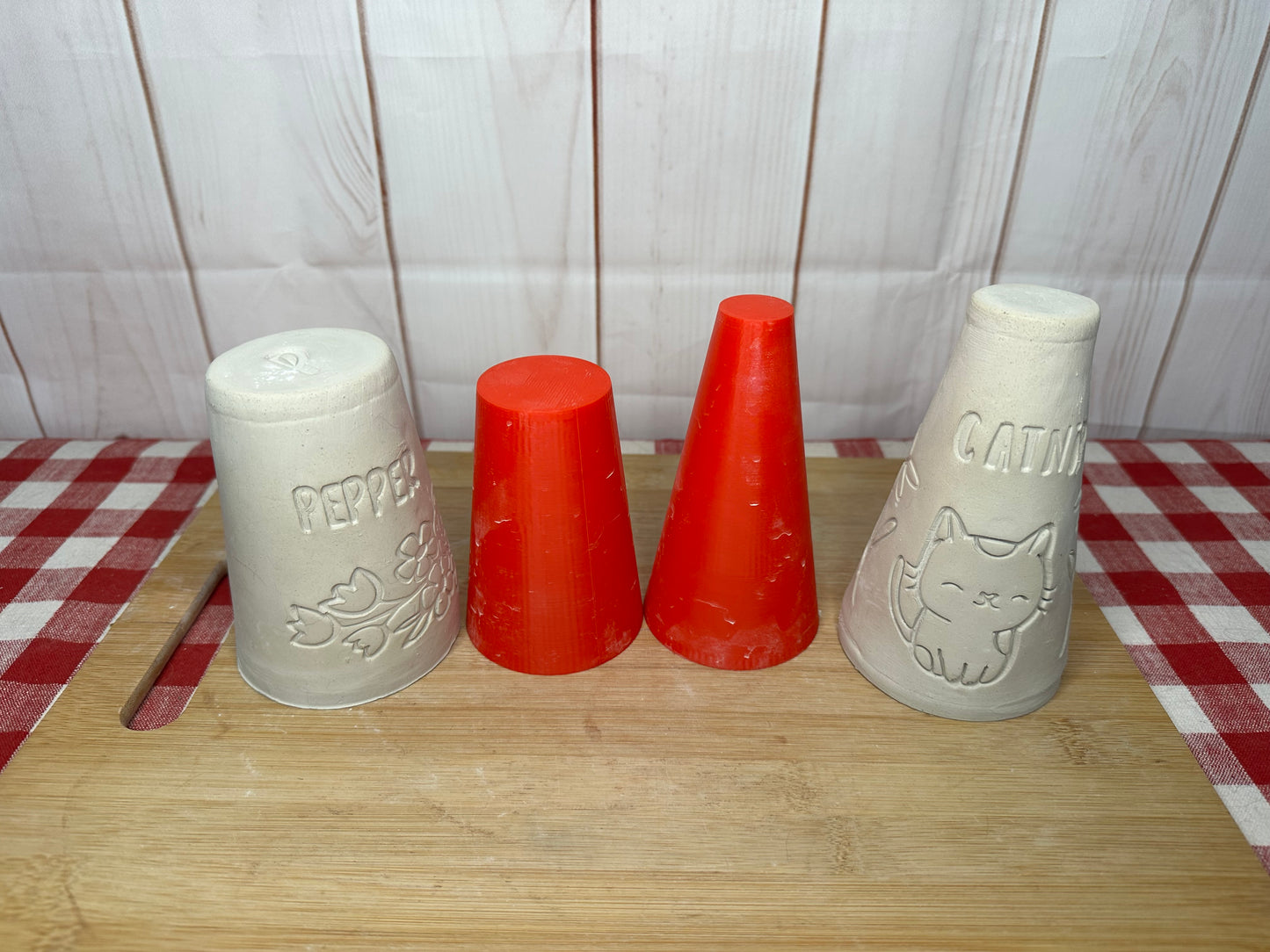 Magic Shaker Form for Magic Shaker Pottery Templates - Form Only - Straight side, 2 sizes, each or set