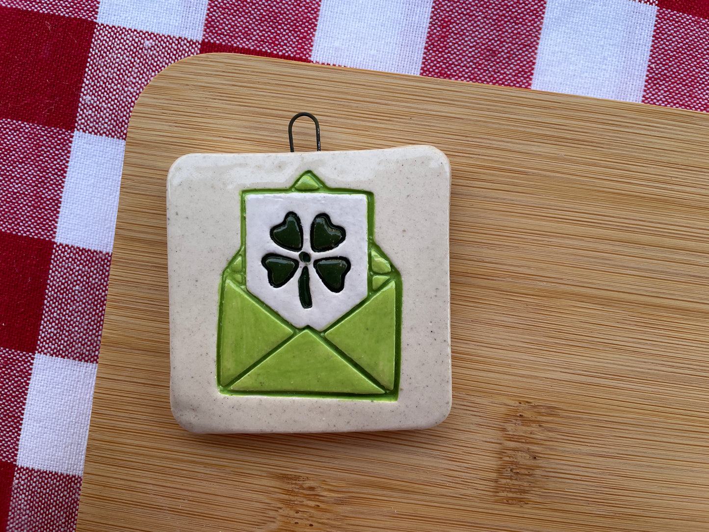 Envelope Pottery Stamp - January 2026 - Irish Themed Mystery Box, multiple sizes available