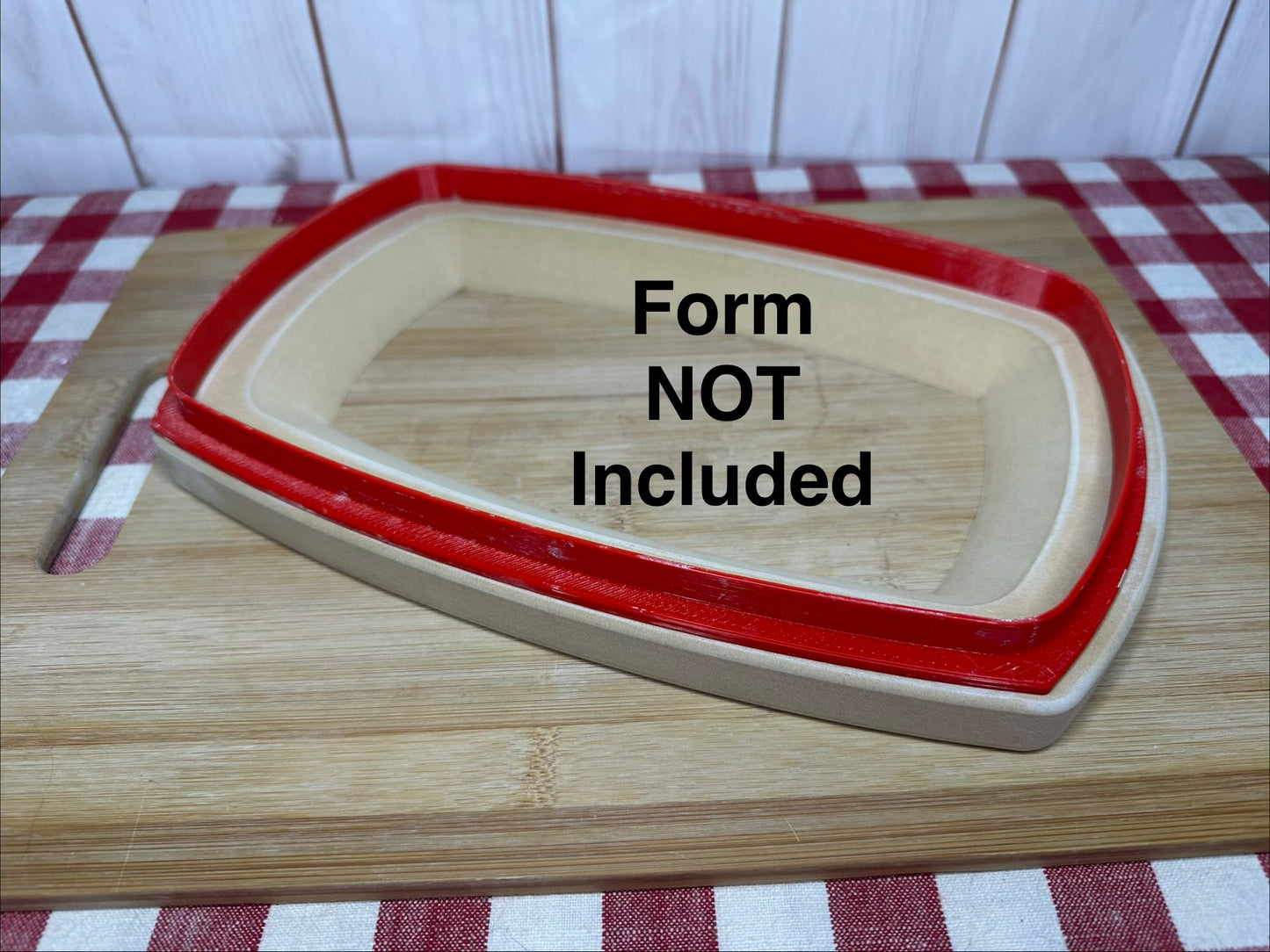 TRAY "Slumpies" Plain Edge, Clay Cutters for GR Pottery Forms (Forms not included), set or each