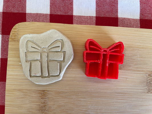 Present - Pottery Stamp - July 2025 - Christmas in July Themed Mystery Box, Gift, multiple sizes available