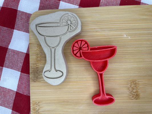 Margarita Pottery Stamp - Fiesta Party themed April 2025 Mystery Box, multiple sizes available