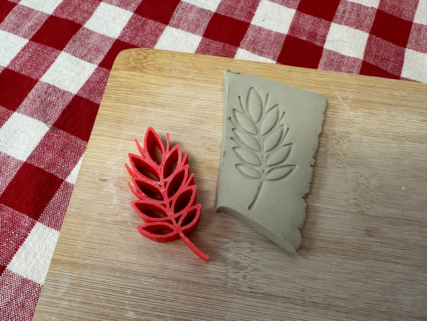 Thanksgiving Stamp Series - Wheat stamp, plastic 3D printed, multiple sizes