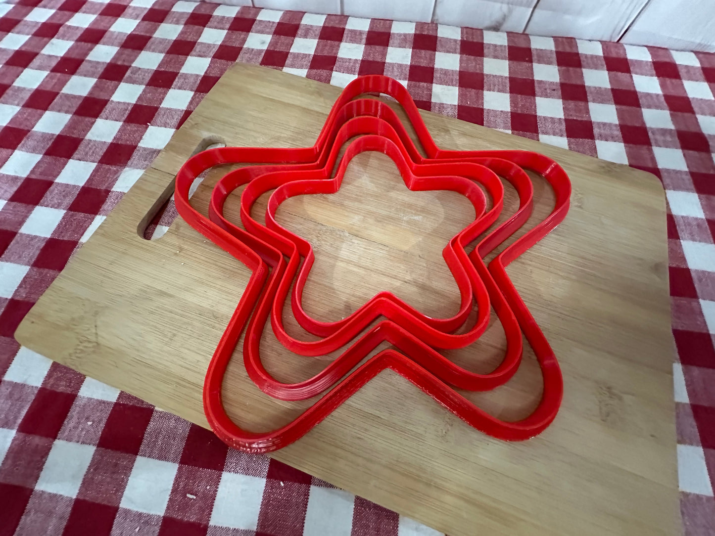 Star - 5 point, Clay Cutter - New design to match GR Pottery Wallie, Plastic 3D printed, pottery tool, choose size
