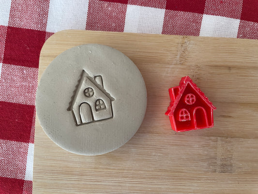 Mini House Pottery Stamp - October 2025 stamp of the month, plastic 3D printed, multiple sizes