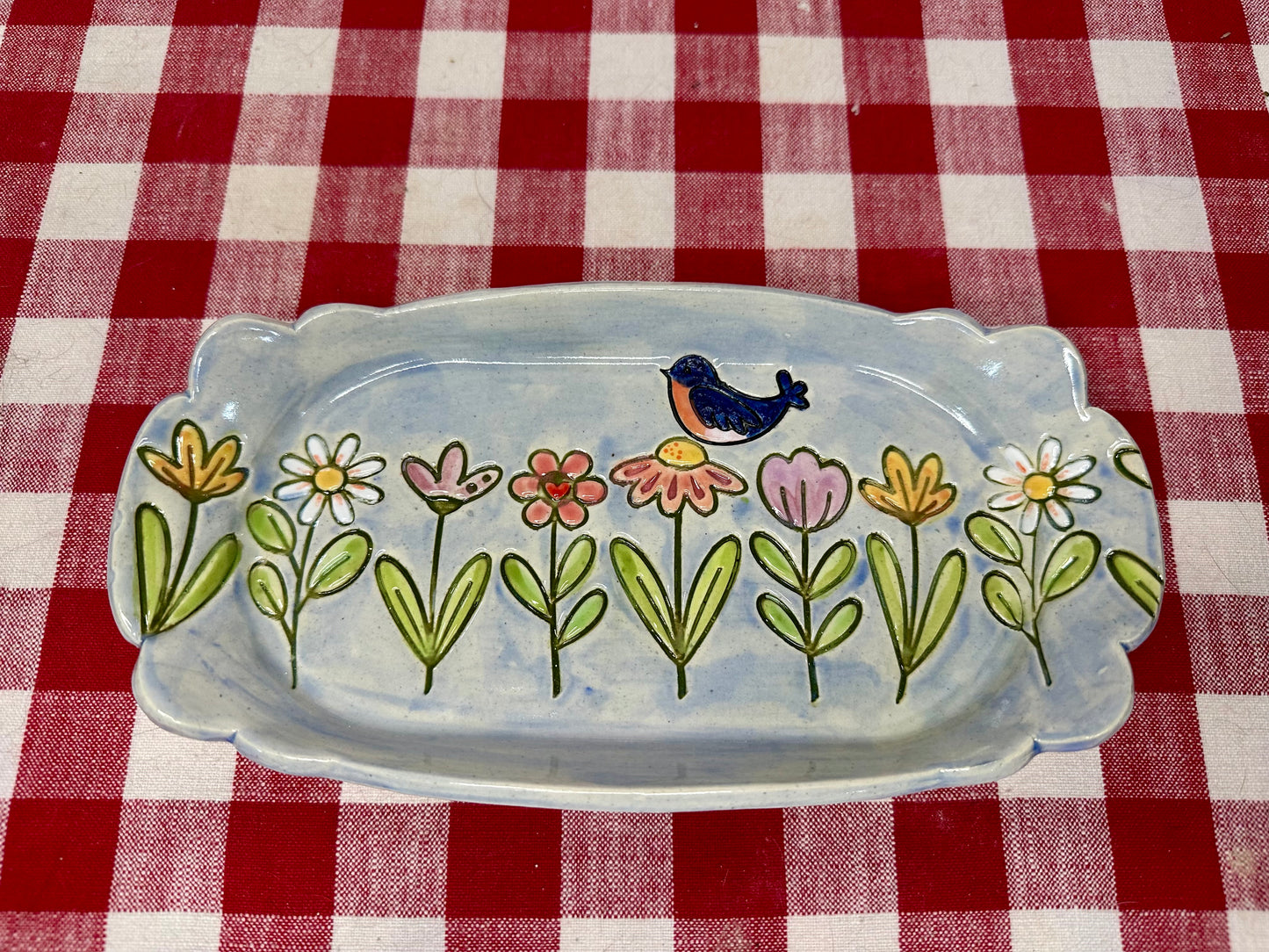 Flower Pottery Roller - February 2026 Easter Themed Mystery Box - Border Design, Repeating pattern, Plastic 3d printed