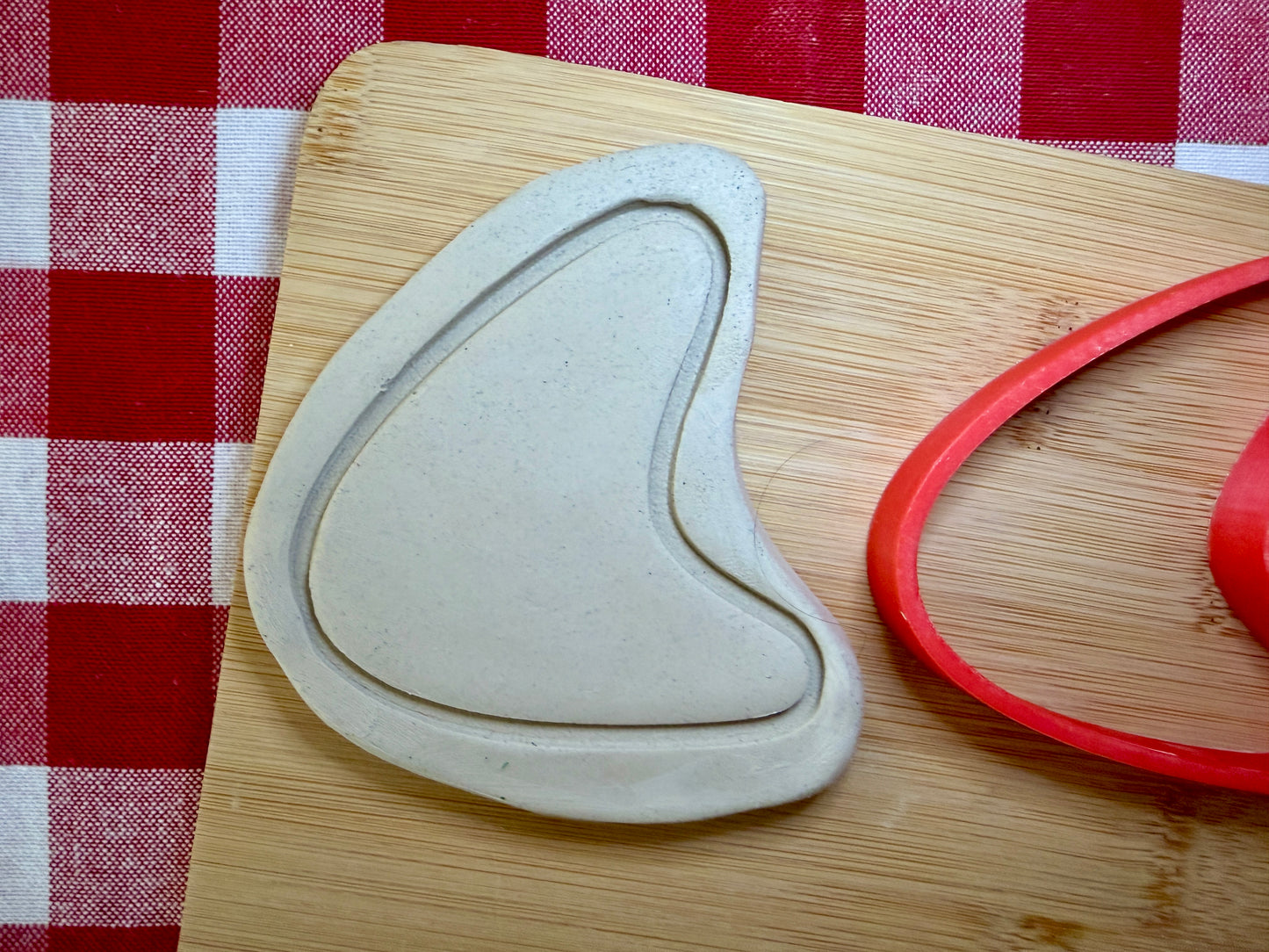 Boomerang (Rounded) Pottery Stamp - June 2026 - Mid Century Modern Themed Mystery Box, multiple sizes available