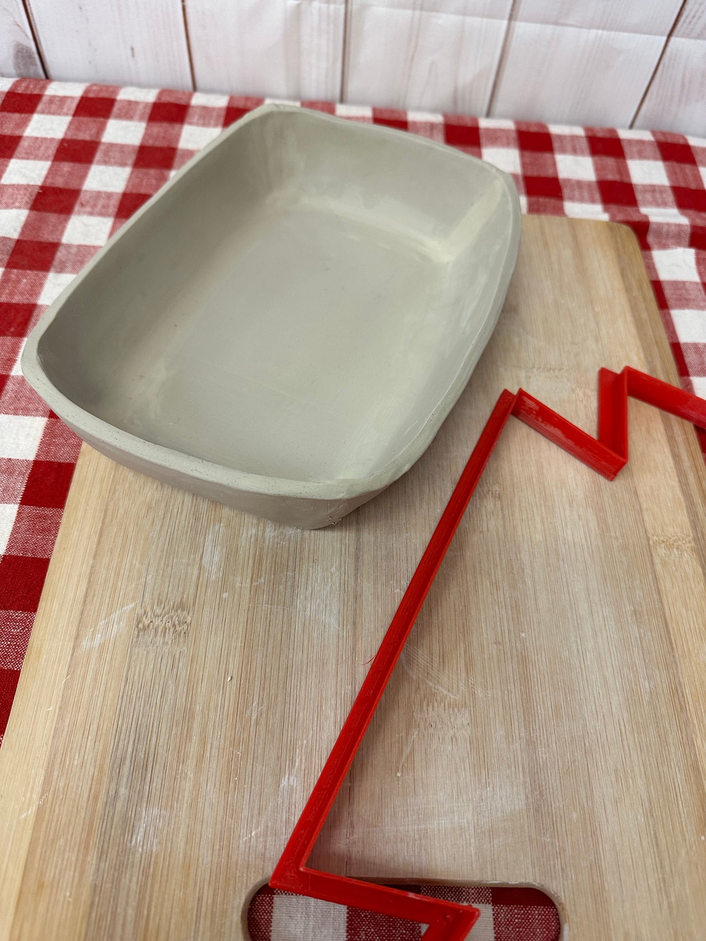 Rectangle Tray / Bowl Template Clay Cutter - stackable