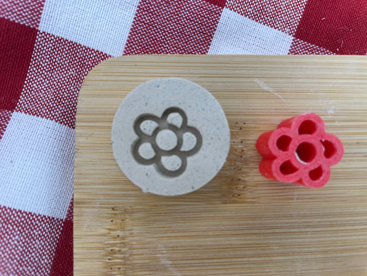 Flower2 Pottery Stamp - Fiesta Party themed April 2025 Mystery Box, multiple sizes available