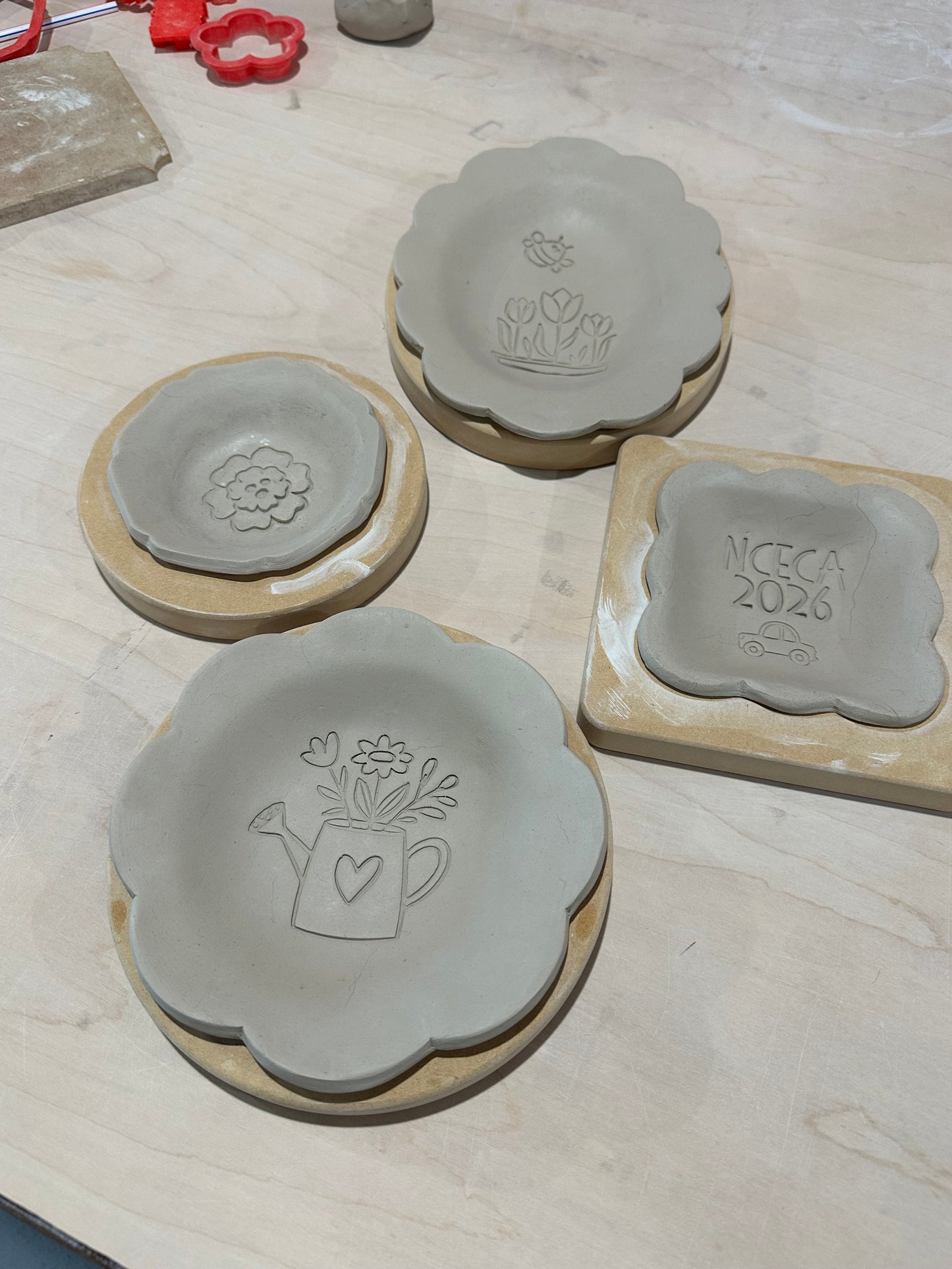 NEW Loose Scallop Edge, Clay Cutters for GR Pottery Forms "Slumpies", set or individually