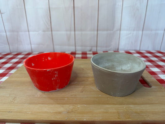 Ramekin Form for New Ramekin Pottery Template - Form Only - Straight side, 3.5" Base x 2.25" Tall x 4.5" top Finished bowl size