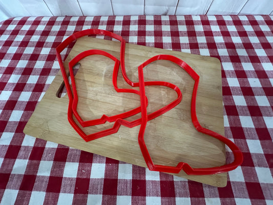 Boot, Clay Cutter - New design to match GR Pottery Wallie, Plastic 3D printed, pottery tool,  choose size