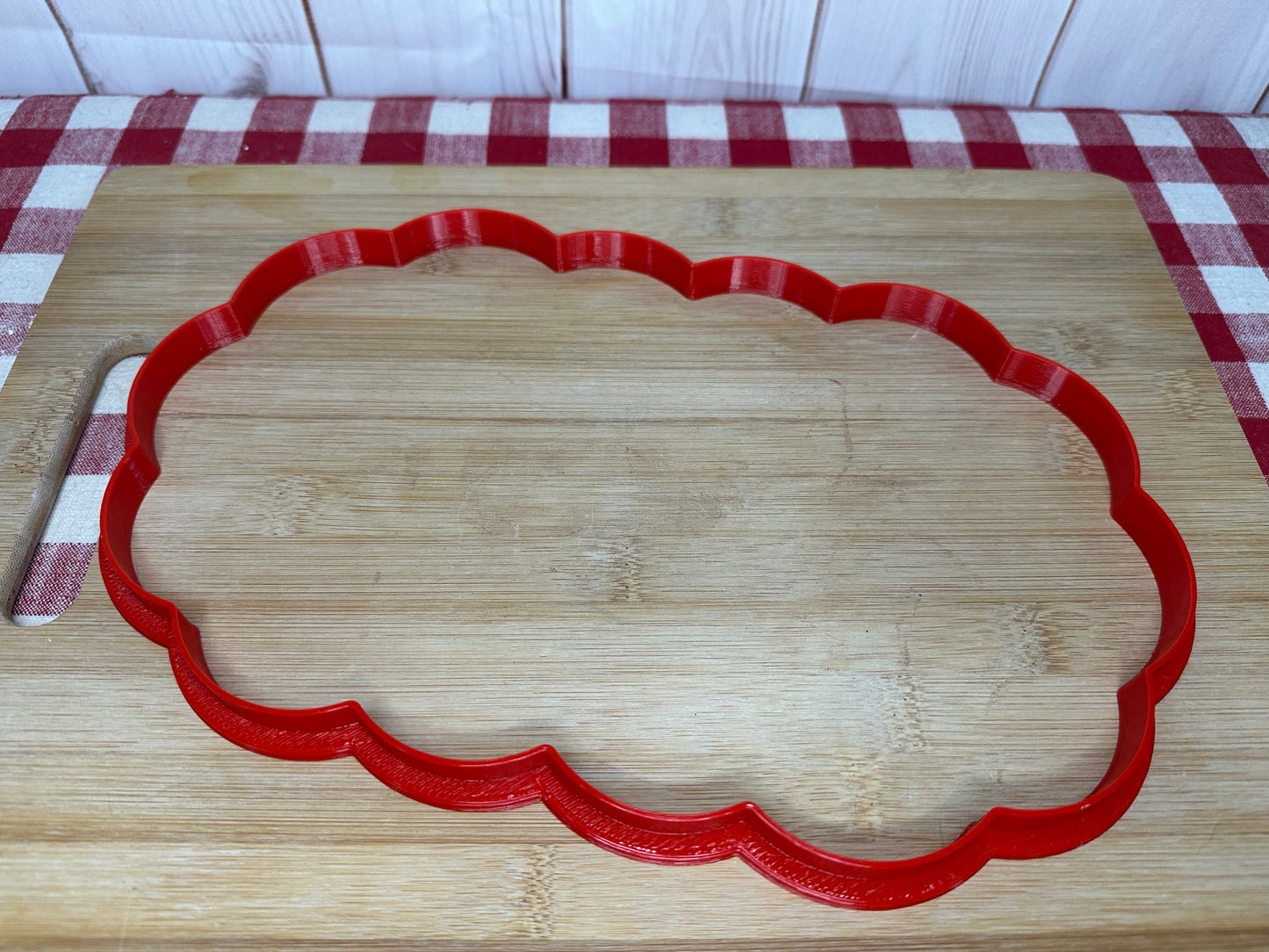 TRAY "Slumpies" Loose Scallop Edge, Clay Cutters for GR Pottery Forms (Forms not included), set or each