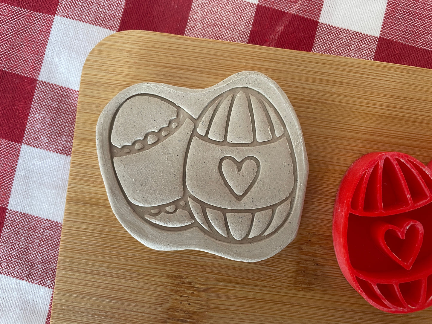 Easter Eggs Pottery Stamp - February 2026 - Easter Themed Mystery Box, multiple sizes available