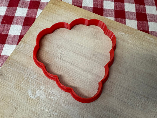 NEW Loose Scallop Edge Heart Clay Cutter, made to match OG and Wallie heart GR Pottery form - pottery tool, multiple sizes