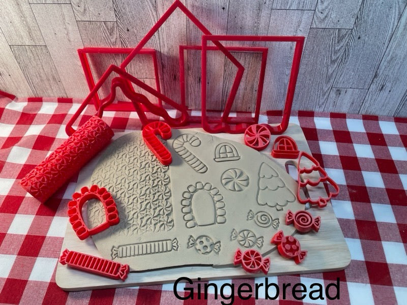 Monthly Mystery Box - Christmas in July 2024 - 3 dimensional House kit themed - Gingerbread or Traditional style