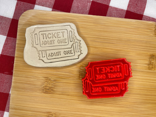 Tickets Pottery Stamp - Teenagers themed January 2025 Mystery Box, multiple sizes available