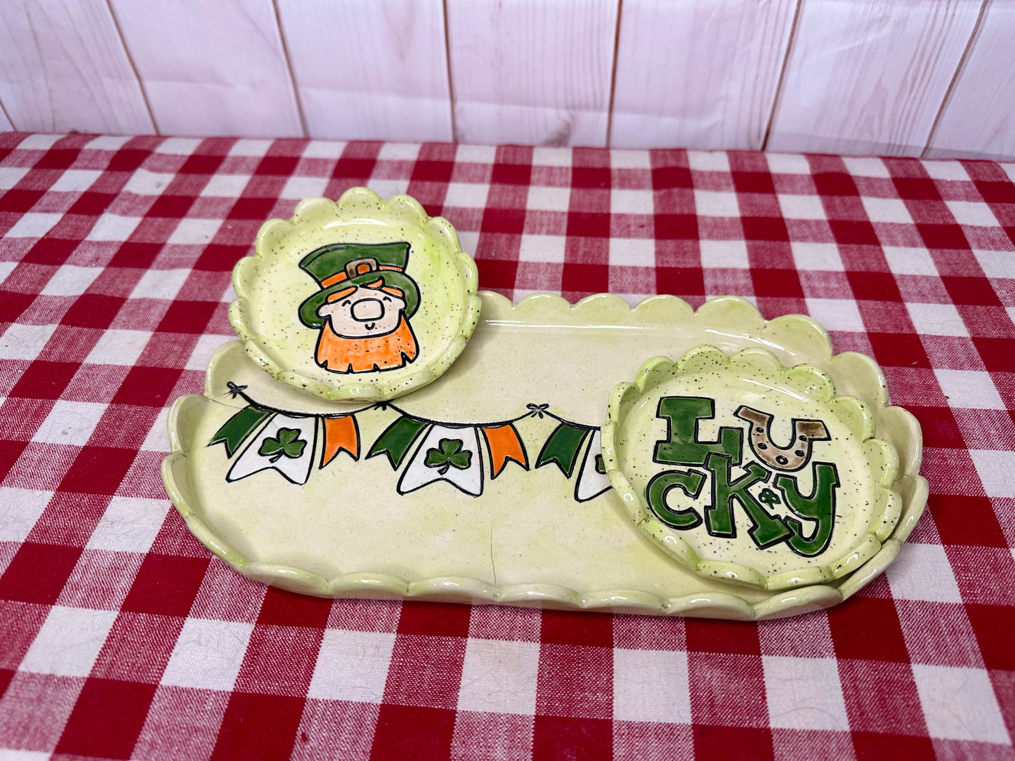 Leprechaun Pottery Stamp - January 2026 - Irish Themed Mystery Box, multiple sizes available