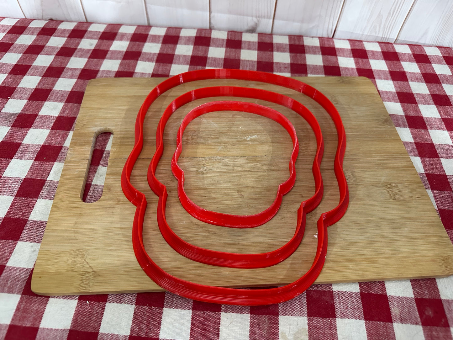 Skull, Clay Cutter - Designed to match GR Pottery Skull Wallie, Plastic 3D printed, pottery tool, choose size